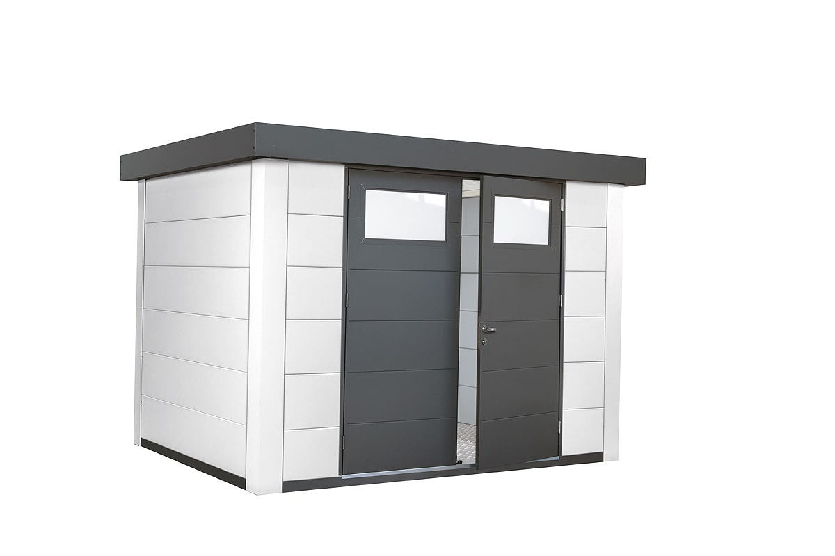 Telluria Gerätehaus Classico 2721 weiß freigestellt