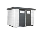 Telluria Gerätehaus Classico 2721 weiß freigestellt