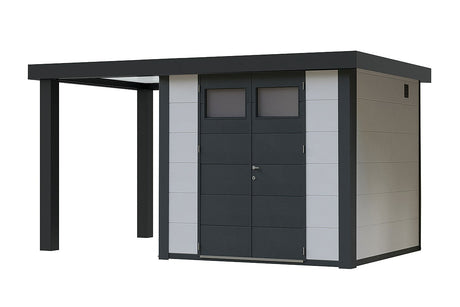 Telluria Gerätehaus Classico 2724 SD 170 L weiss freigestellt