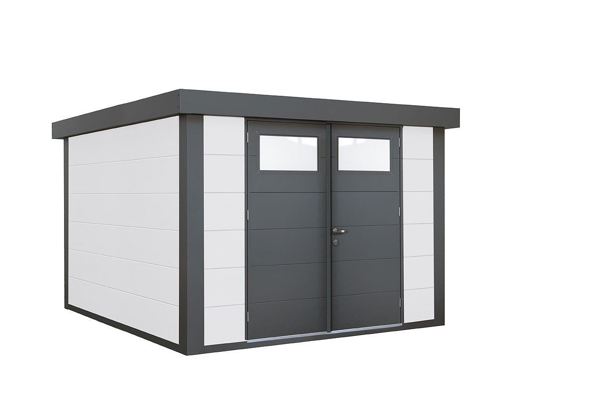 Telluria Gerätehaus Classico 2724 weiß freigestellt