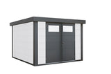 Telluria Gerätehaus Classico 2724 weiß freigestellt