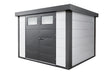 Telluria Gerätehaus Classico 3030 weiss freigestellt