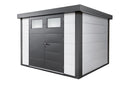 Telluria Gerätehaus Classico 3030 weiss freigestellt