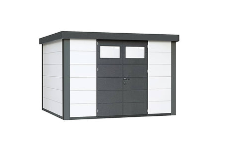 Telluria Gerätehaus Classico 3330 weiss freigestellt